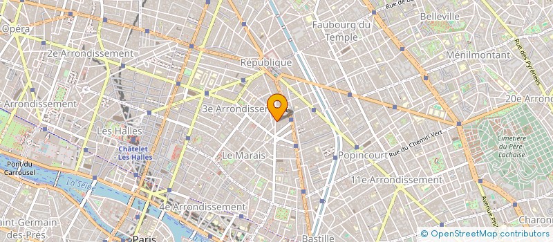 localisation de l'entreprise PSYCHEREVE  PARIS