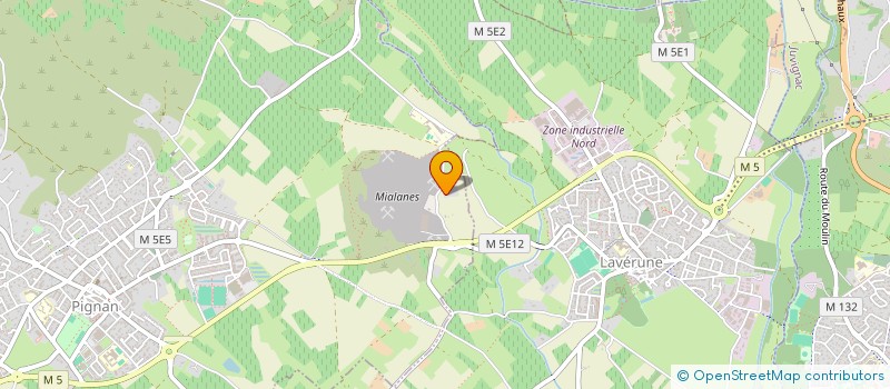 localisation de l'entreprise PSYCHIATRES ST MARTIN SCM  PIGNAN
