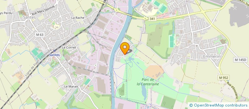 localisation de l'entreprise PSYCHO TRIBUTE MUSE  HAUBOURDIN