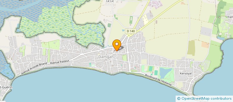 localisation de l'entreprise PSYCHOCRIM CONSULTING à DAMGAN