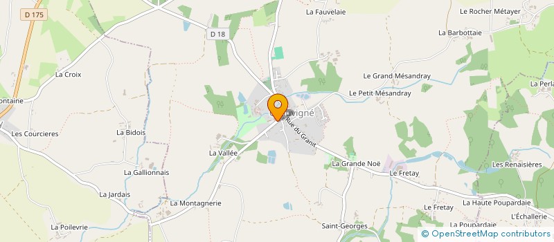 localisation de l'entreprise PSYCHOLOGIE ET COMMUNICATION  VIEUX-VY-SUR-COUESNON