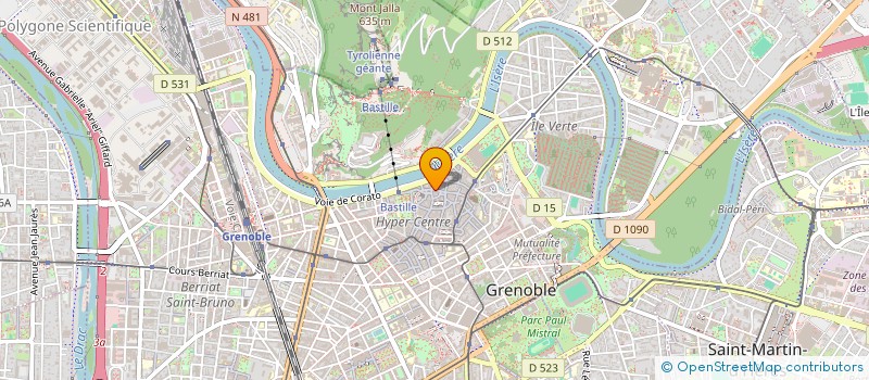 localisation de l'entreprise PSYCHOLOGIE ET SPIRITUALITE à GRENOBLE