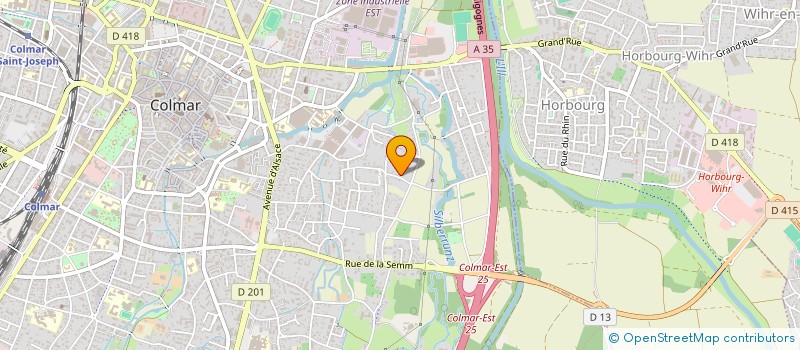 localisation de l'entreprise PSYCHOM LOGIS  COLMAR