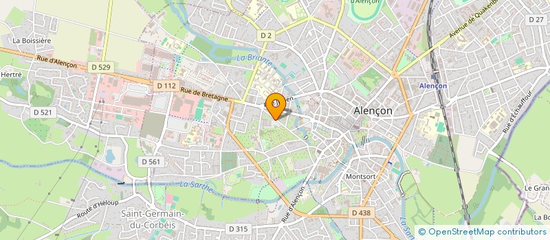 localisation de l'entreprise PSYCHOMOT'AVENIR à ALENCON