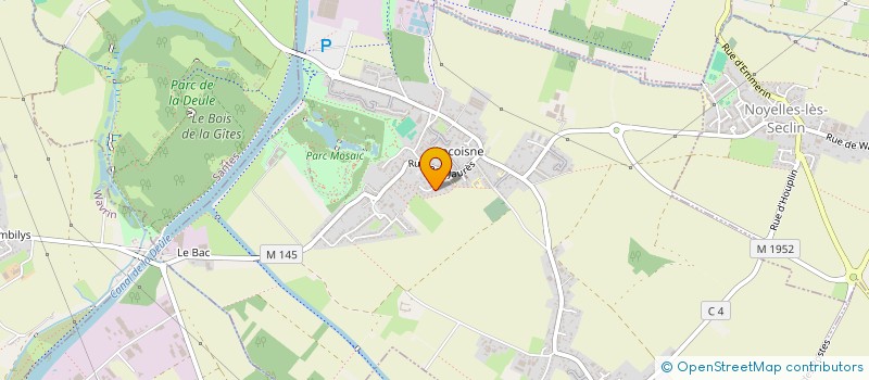 localisation de l'entreprise PSYCHOMOT' ET CIE  HOUPLIN-ANCOISNE