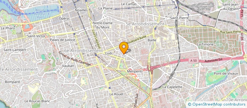 localisation de l'entreprise PSYCHOMOT' TERRE à MARSEILLE