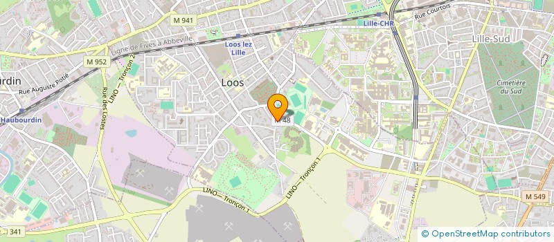 localisation de l'entreprise PSYCHOMOTRICIENS PRATICIENS  LOOS