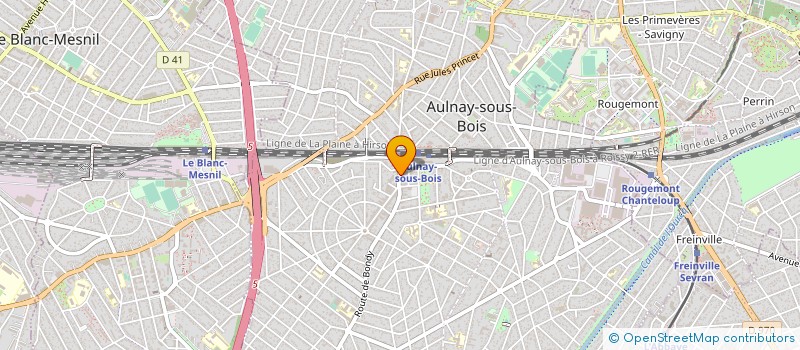 localisation de l'entreprise PSYCHOPHARMAC RECHER PSYCHIATRIE CLINIQ à AULNAY-SOUS-BOIS