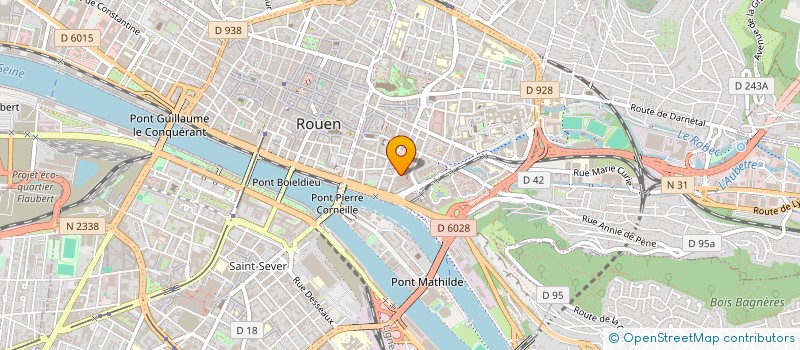 localisation de l'entreprise PSYCHOPOMPE PRODUCTIONS à ROUEN