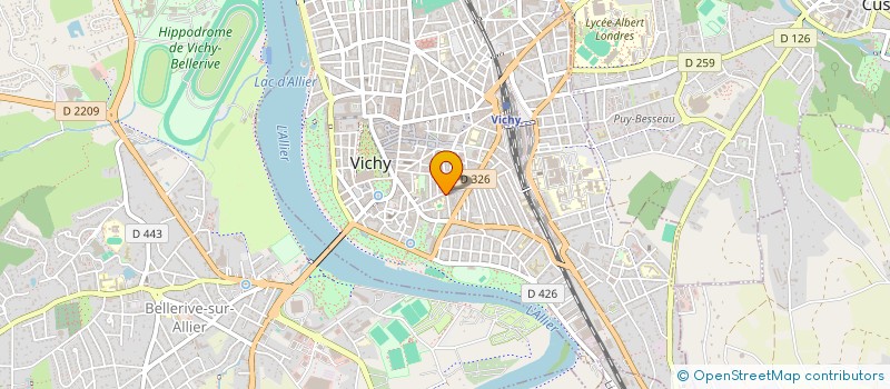 localisation de l'entreprise PSYCHOPOTE EN VADROUILLE à VICHY