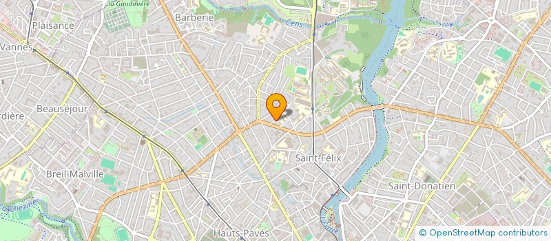 localisation de l'entreprise PSYCHOSANTE  NANTES