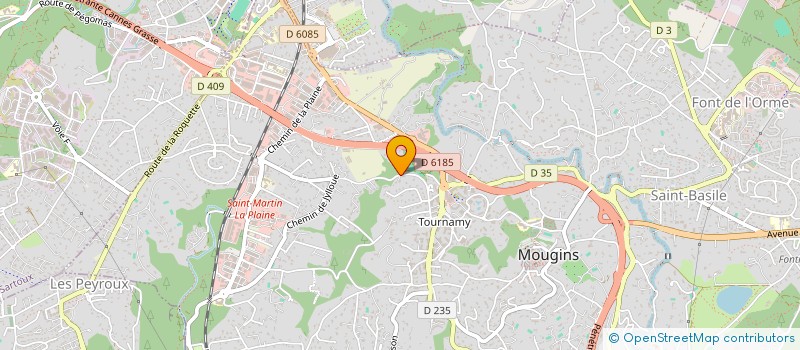 localisation de l'entreprise PSYCHOSTEO à MOUGINS