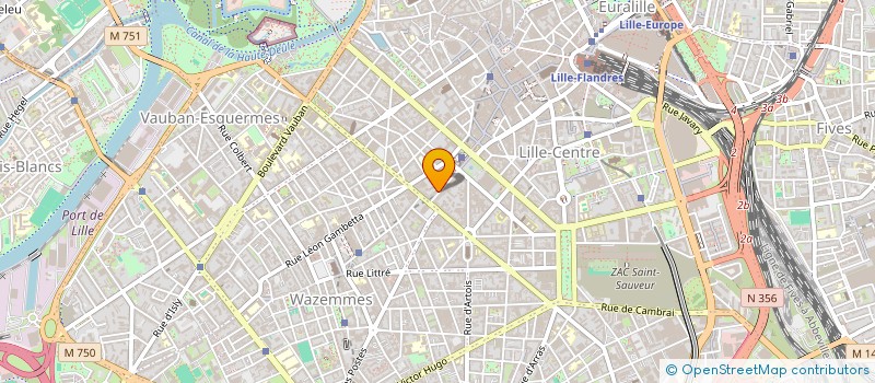 localisation de l'entreprise PSYCHOTECC à LILLE