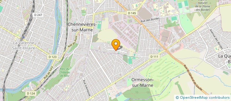 localisation de l'entreprise PSYCOLIBRI  CHENNEVIERES-SUR-MARNE