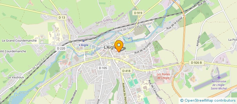 localisation de l'entreprise PSYCOM CONSEILS à L'AIGLE