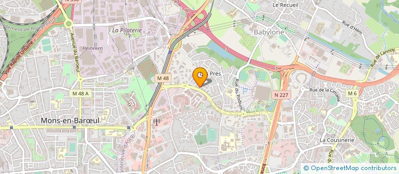 localisation de l'entreprise PSYCOM SARL à VILLENEUVE-D'ASCQ