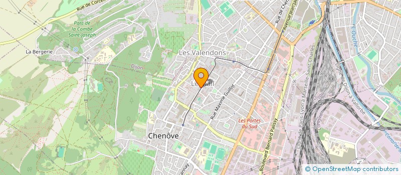 localisation de l'entreprise PSYDEV 21 à CHENOVE