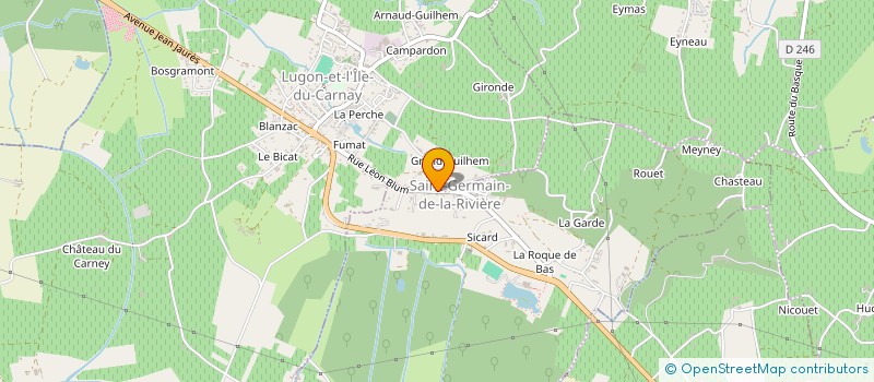 localisation de l'entreprise PSYFAG  SAINT-GERMAIN-DE-LA-RIVIERE
