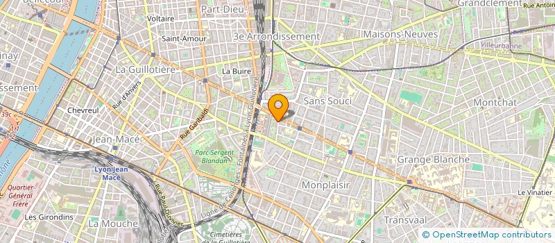 localisation de l'entreprise PSYGARIBALDI  LYON