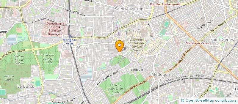 localisation de l'entreprise PSYGUE  BORDEAUX