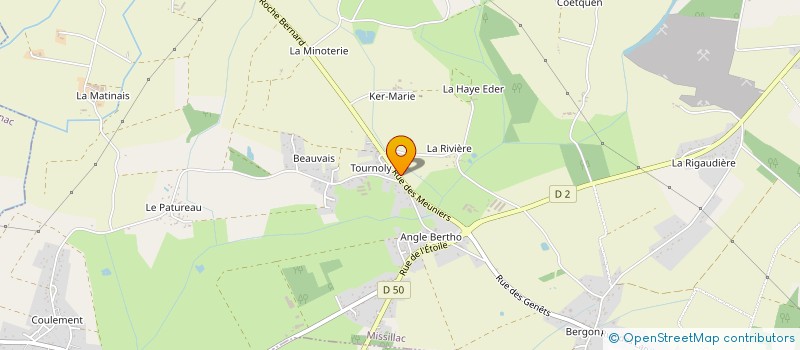 localisation de l'entreprise PSYKO'PLAQUES  MISSILLAC