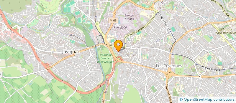 localisation de l'entreprise PSYKOPROD à MONTPELLIER