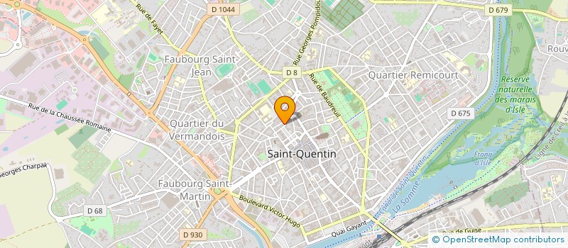 localisation de l'entreprise PSYLLYBRE à SAINT-QUENTIN