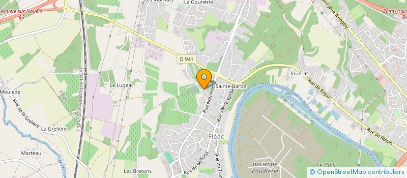 localisation de l'entreprise PSYLVIA IMMOBILIER à ANGOULEME