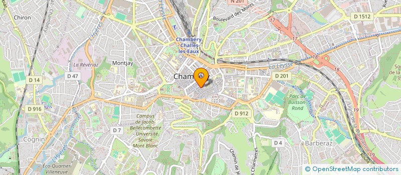 localisation de l'entreprise PSYNAP'S  CHAMBERY