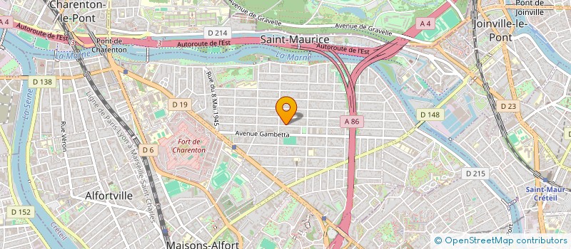 localisation de l'entreprise PSYNFINITY  MAISONS-ALFORT