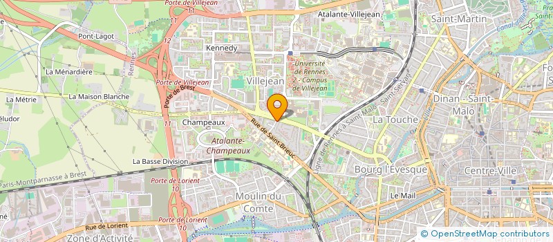 localisation de l'entreprise PSYOST  RENNES
