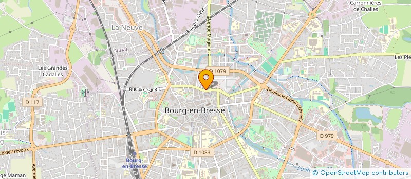 localisation de l'entreprise PSYTRAINING à BOURG-EN-BRESSE