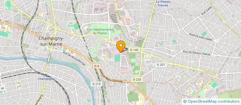 localisation de l'entreprise PT COMMUNICATION à CHAMPIGNY-SUR-MARNE