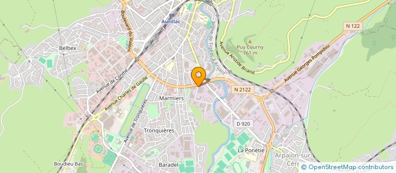 localisation de l'entreprise PT. FINANCES à AURILLAC