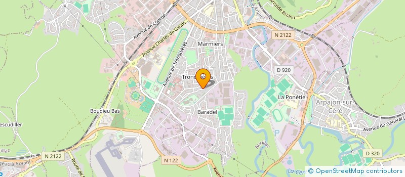 localisation de l'entreprise PT. IMMO à AURILLAC