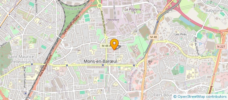 localisation de l'entreprise PT NORD CONSTRUCTION à MONS-EN-BARŒUL