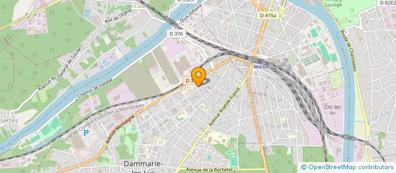 localisation de l'entreprise PT PLATRE BATIMENT à DAMMARIE-LES-LYS