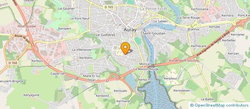 localisation de l'entreprise PT SIGNS à AURAY