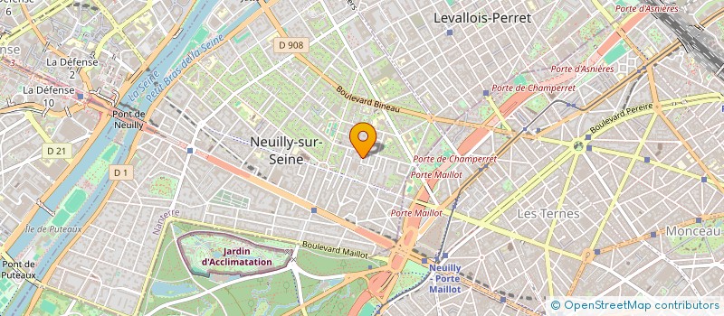 localisation de l'entreprise PTA à NEUILLY-SUR-SEINE