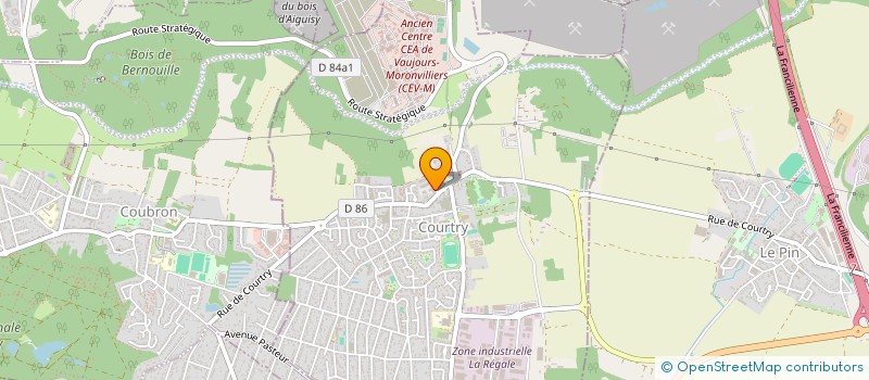 localisation de l'entreprise PTA à COURTRY