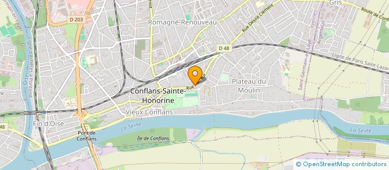 localisation de l'entreprise PTA EXPERTISES à CONFLANS-SAINTE-HONORINE
