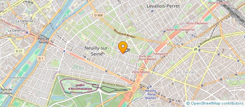 localisation de l'entreprise PTA MANAGEMENT à NEUILLY-SUR-SEINE