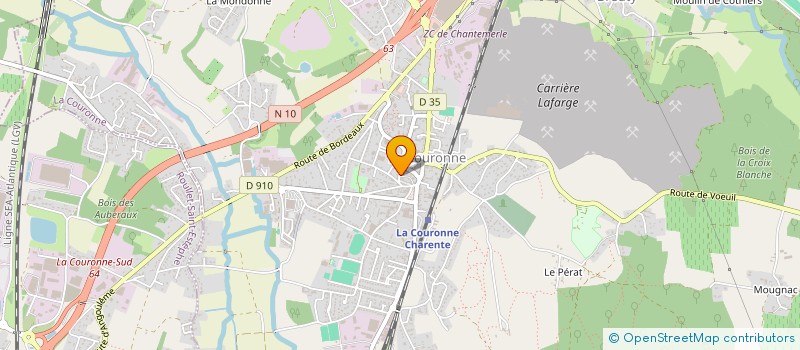 localisation de l'entreprise PTAH RENOVATION à LA COURONNE