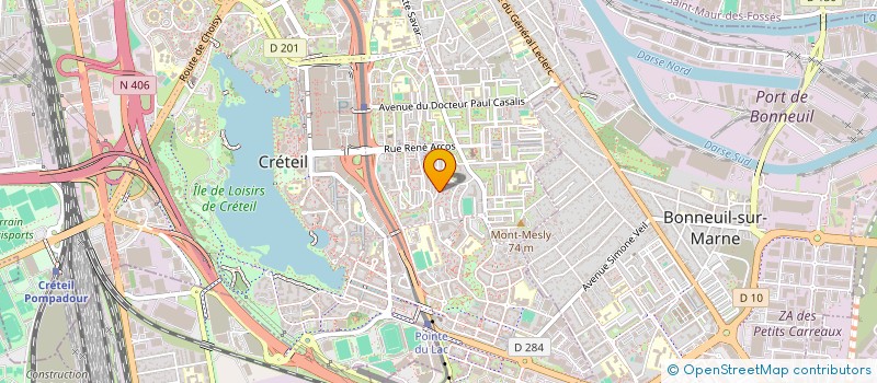 localisation de l'entreprise PTAH SOFTWARE  CRETEIL