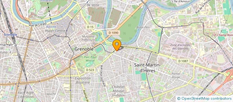 localisation de l'entreprise PTB  GRENOBLE