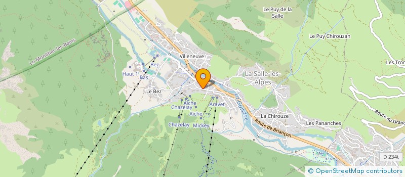 localisation de l'entreprise PTB  LA SALLE-LES-ALPES