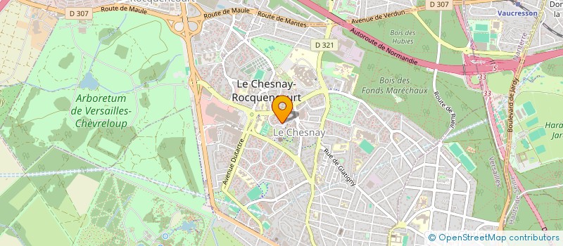 localisation de l'entreprise PTB CONSULTING  LE CHESNAY-ROCQUENCOURT