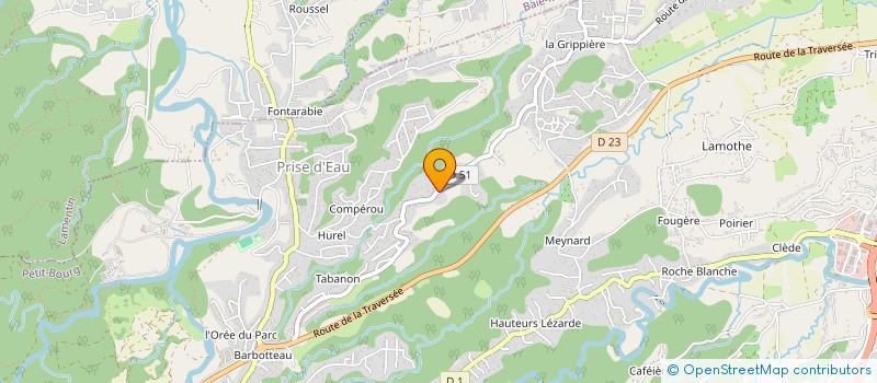 localisation de l'entreprise PTB IMMO à PETIT-BOURG
