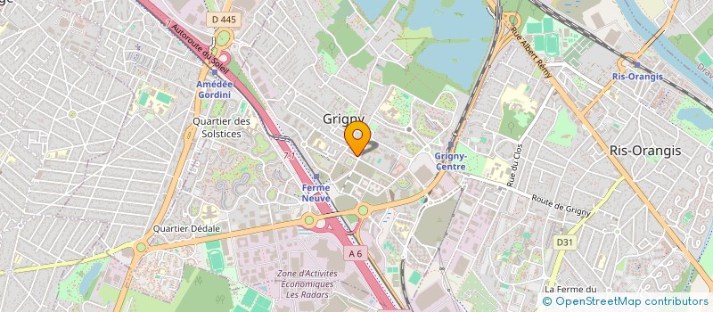 localisation de l'entreprise PTB SOLIDARITE à GRIGNY
