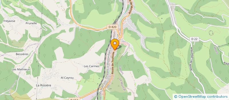 localisation de l'entreprise PTC 1  CAHORS